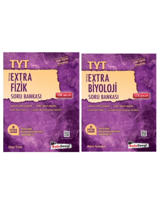 Kafa Dengi Yayınları TYT Fizik - Biyoloji Extra Soru Bankası
