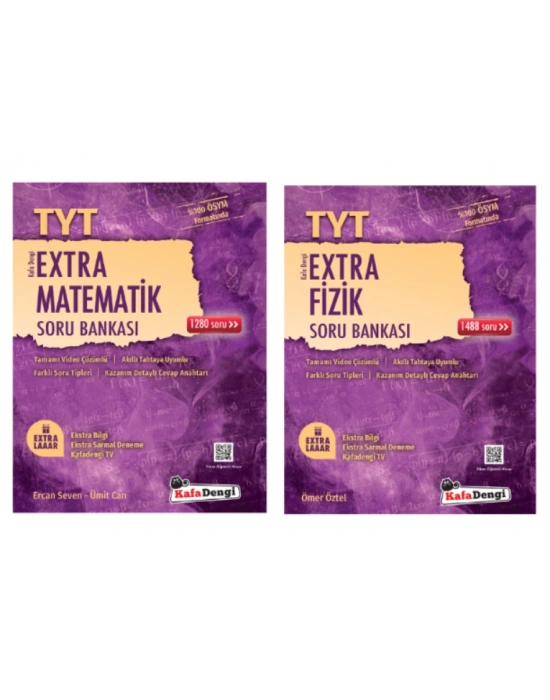 Kafa Dengi Yayınları TYT Sayısal Set Matematik - Fizik - Extra Soru Bankası