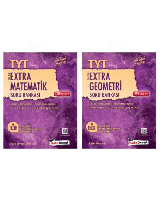 Kafa Dengi Yayınları TYT Sayısal Set Matematik - Geometri Extra Soru Bankası