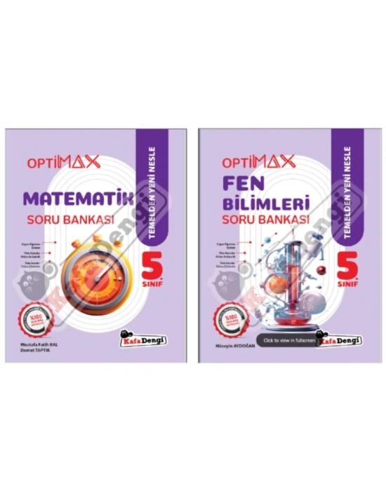 Kafa Dengi Yayınları 5. Optimax  Matematik - Fen Bilimleri - Soru Bankası