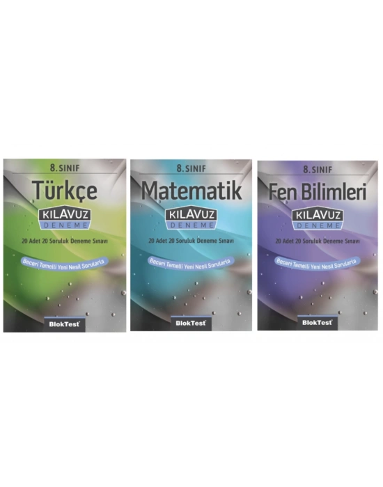 TUDEM YAYINLARI 8.SINIF LGS TÜRKÇE - MATEMATİK - FEN BİLİMLERİ 20 SORULUK 20 Lİ DENEME
