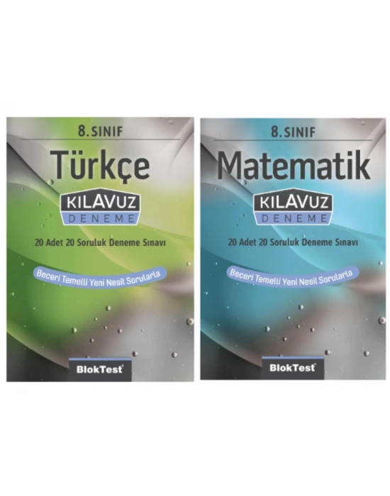 TUDEM YAYINLARI 8.SINIF LGS TÜRKÇE - MATEMATİK  20 SORULUK 20 Lİ DENEME