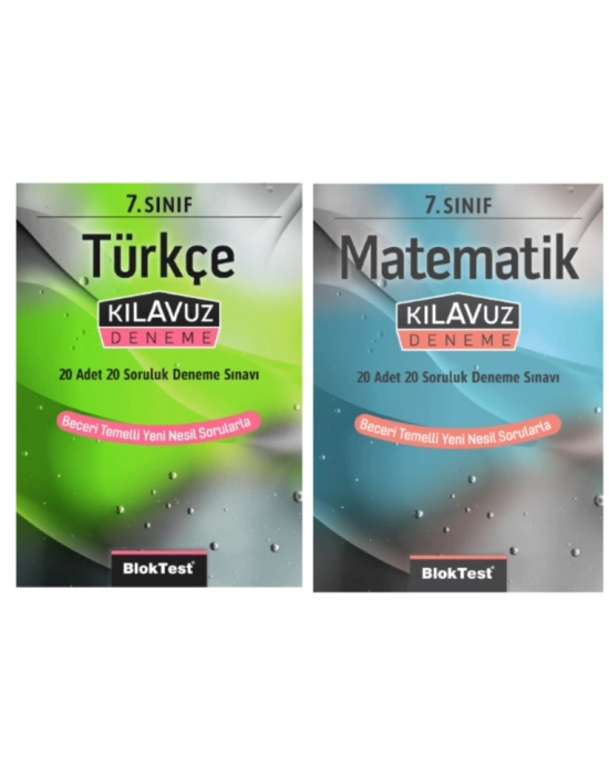 TUDEM YAYINLARI 7.SINIF  TÜRKÇE - MATEMATİK 20 SORULUK 20 Lİ DENEME