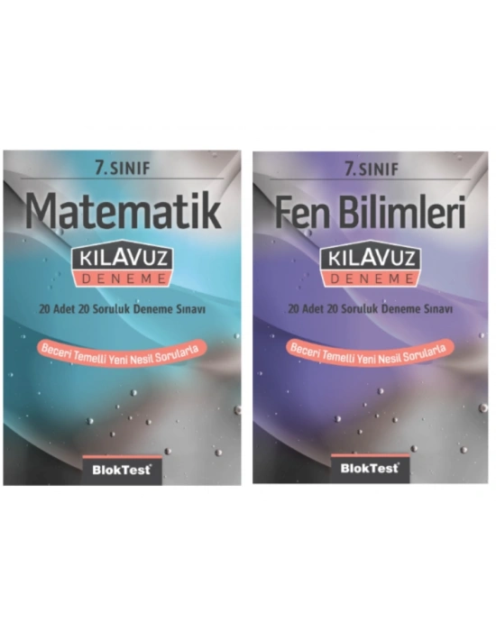 TUDEM YAYINLARI 7.SINIF  MATEMATİK - FEN BİLİMLERİ 20 SORULUK 20 Lİ DENEME