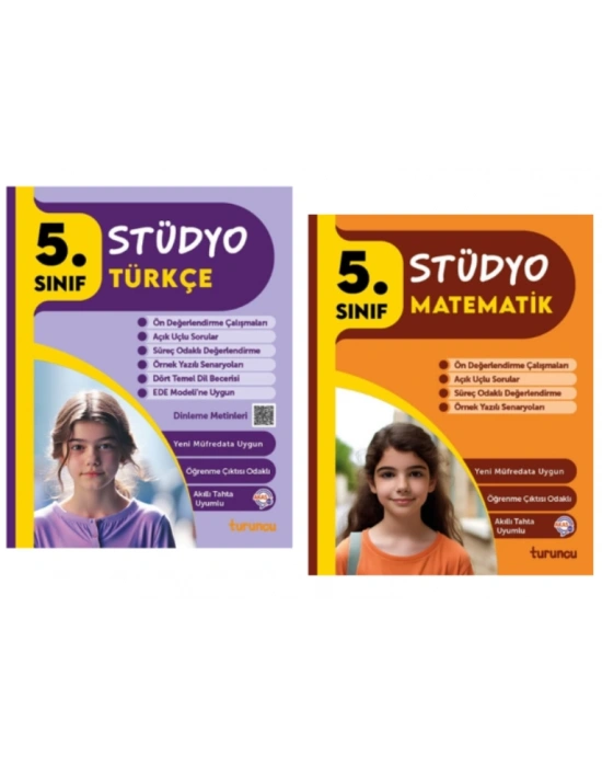 TUDEM YAYINLARI 5.SINIF STÜDYO TÜRKÇE - MATEMATİK 2Lİ SET