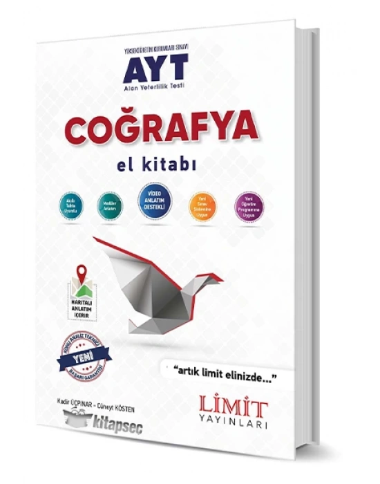 LİMİT YAYINLARI AYT COĞRAFYA EL KİTABI