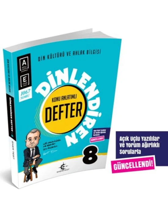 ARI YAYINCILIK 8. Sınıf Dinlendiren Defter (Eker Test)