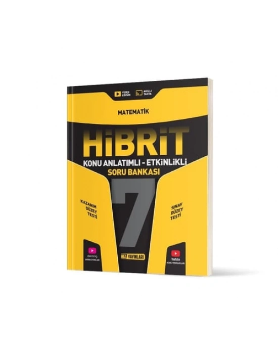 HIZ YAYINLARI 7. SINIF HİBRİT MATEMATİK SORU BANKASI