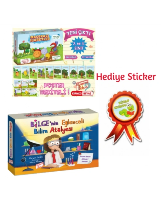 GİZEMLİ BAHÇE 2.SINIF MACERACI İŞARETLER 10LU HİKAYE - BİLGENİN EĞLENCELİ BİLİM ATÖLYESİ 10LU HİKAYE SETİ