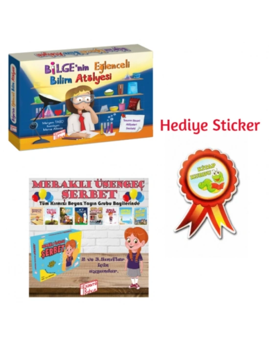 GİZEMLİ BAHÇE 2.SINIF BİLGENİN EĞLENCELİ BİLİM ATÖLYESİ 10LU HİKAYE - MERAKLI ÜŞENGEÇ ŞERBET 10LU HİKAYE SETİ