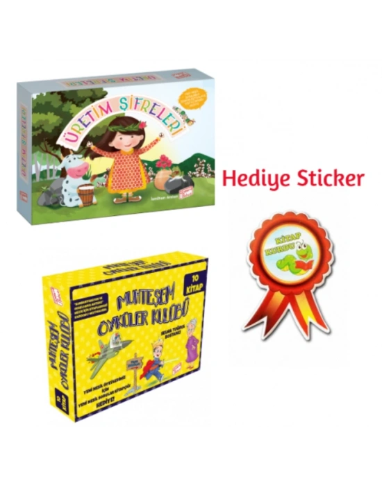 GİZEMLİ BAHÇE 2.SINIF ÜRETİM ŞİFRELERİ 10LU HİKAYE SETİ - MUHTEŞEM ÖYKÜLER KULUBÜ 10LU HİKAYE SETİ