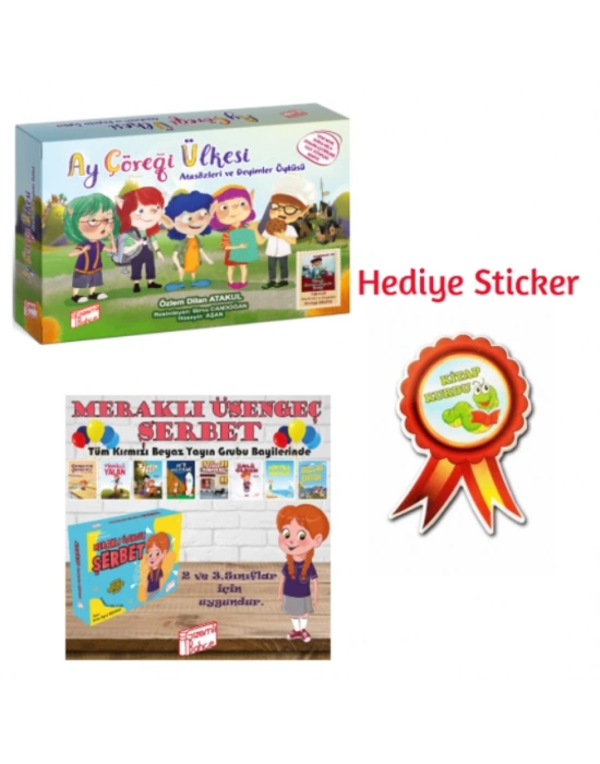 GİZEMLİ BAHÇE 2.SINIF AY ÇÖREĞİ ÜLKESİNDE ATASÖZLERİ VE DEYİMLER 10LU HİKAYE SETİ - MERAKLI ÜŞENGEÇ ŞERBET10LU HİKAYE SETİ