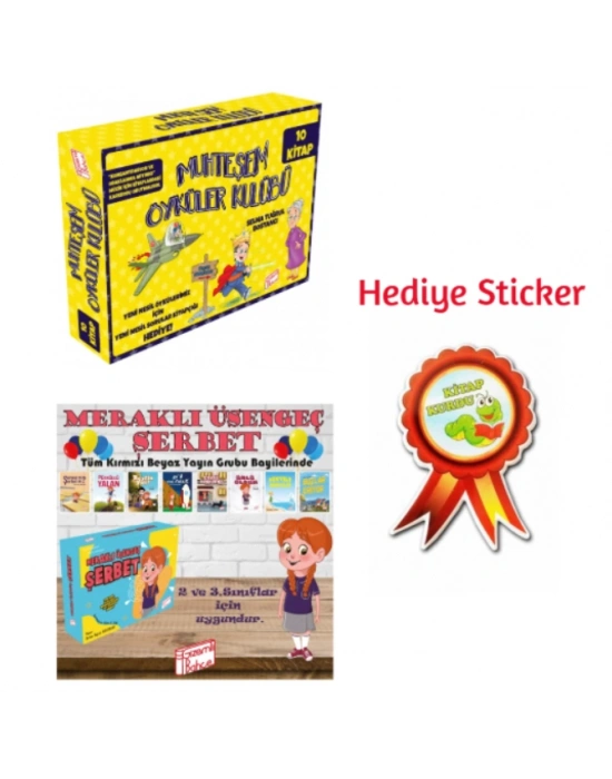 GİZEMLİ BAHÇE 2.SINIFMUHTEŞEM ÖYKÜLER KULUBÜ 10LU HİKAYE - MERAKLI ÜŞENGEÇ ŞERBET 10LU HİKAYE SETİ