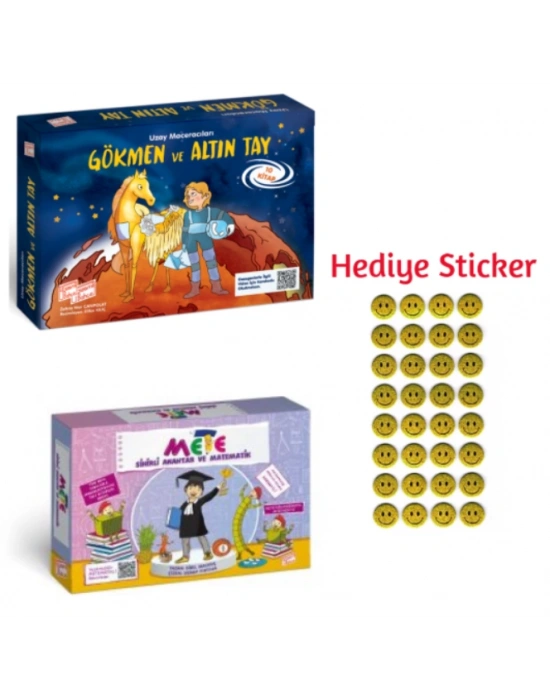 GİZEMLİ BAHÇE 3.SINIF GÖKMEN ve ALTIN TAY 10LU HİKAYE - SİHİRLİ ANAHTAR VE METE MATİK 10LU HİKAYE SETİ