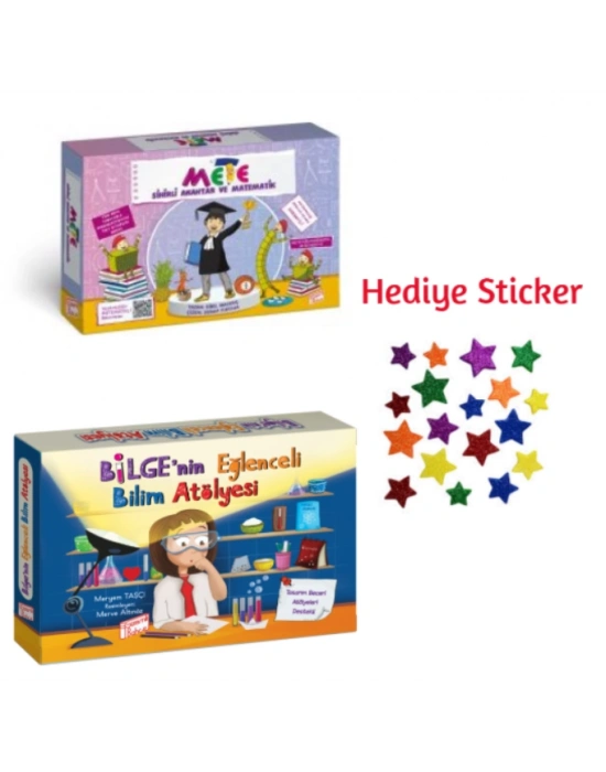 GİZEMLİ BAHÇE 3.SINIF SİHİRLİ ANAHTAR ve METE MATİK - BİLGENİN EĞLENCELİ BİLİM ATÖLYESİ 10LU HİKAYE SETİ