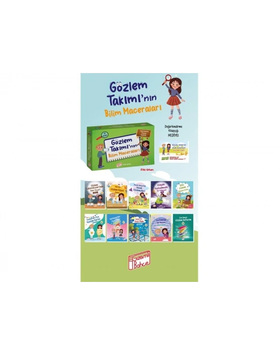 GİZEMLİ BAHÇE 3.SINIF GÖZLEM TAKIMININ MACERALARI 10LU HİKAYE SETİ