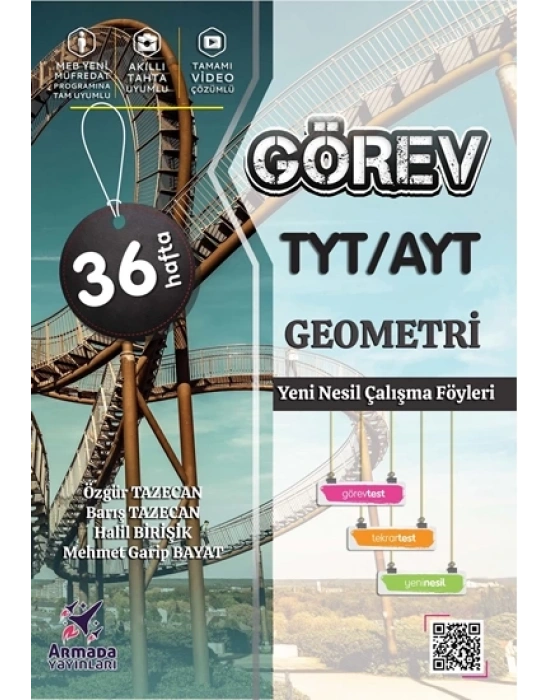 ARMADA YAYINLARI Görev TYT AYT Geometri Yeni Nesil Çalışma Föyleri