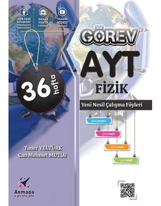 ARMADA YAYINLARI GÖREV YKS AYT FİZİK YENİ NESİL ÇALIŞMA FÖYLERİ