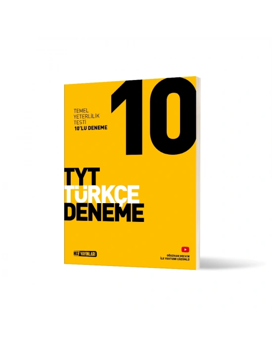 HIZ YAYINLARI TYT 10 LU TÜRKÇE DENEME
