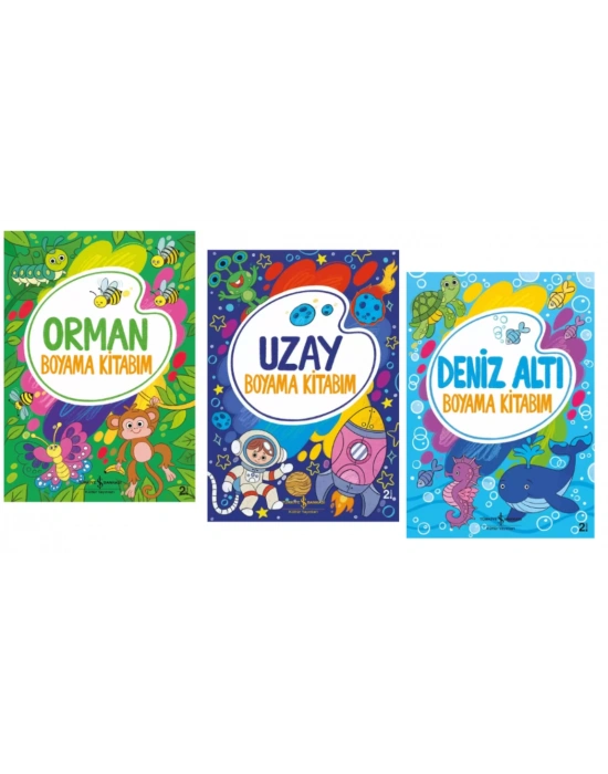 ORMAN - UZAY - DENİZ ALTI BOYAMA KİTABIM