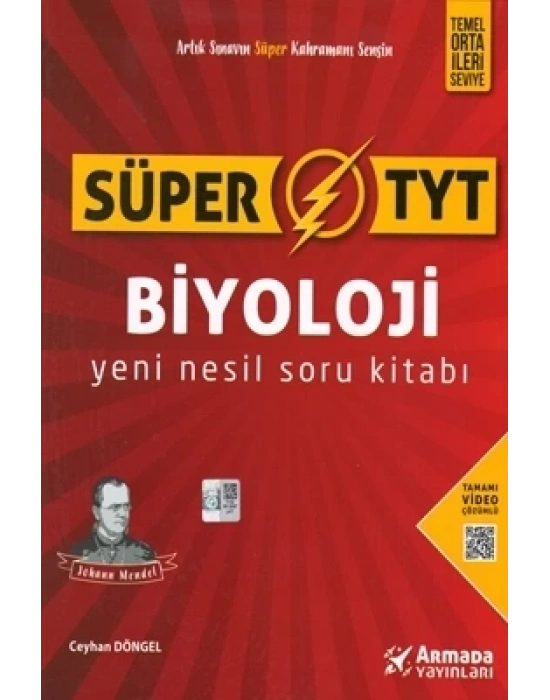ARMADA YAYINLARI Süper TYT Biyoloji Yeni Nesil Soru Kitabı
