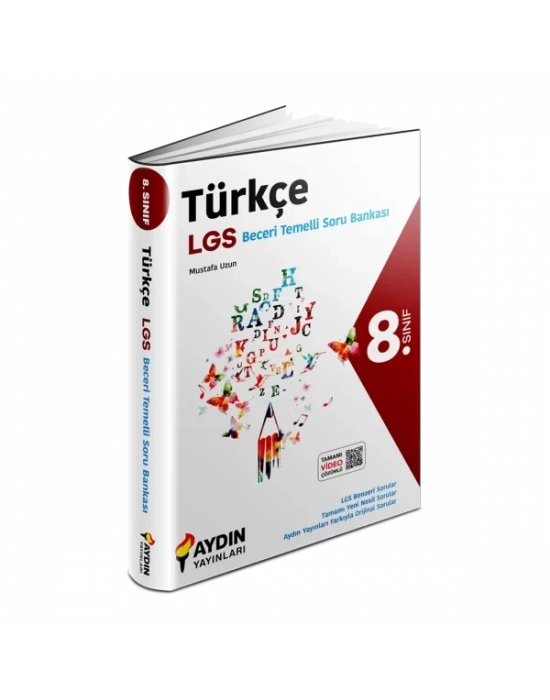 Aydın Yayınları 8. Sınıf Türkçe Beceri Temelli Soru Bankası
