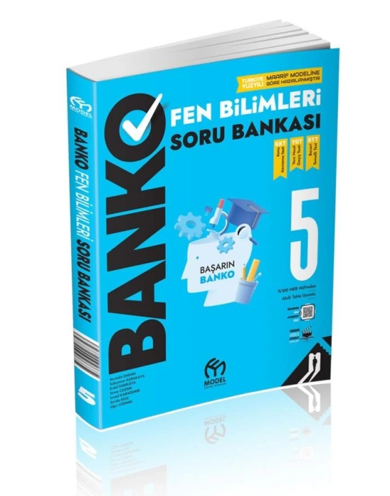 MODEL EĞİTİM YAYINLARI 5.Sınıf Banko Fen Bilimleri Soru Bankası
