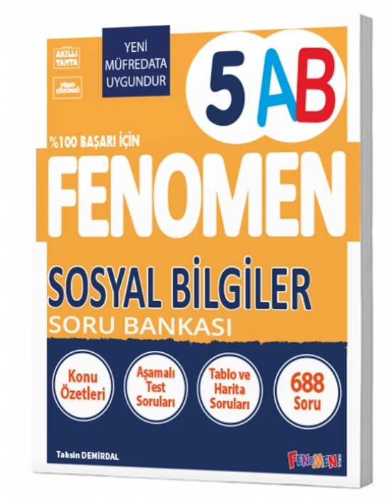 FENOMEN YAYINLARI 5 Sosyal Bilgiler A-B Soru Bankası