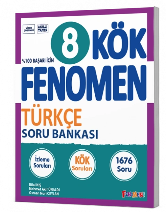 FENOMEN YAYINCILIK 8 KÖK Türkçe Soru Bankası