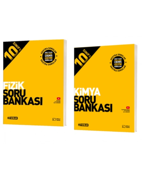 HIZ YAYINLARI 10. SINIF FİZİK - KİMYA SORU BANKALARI