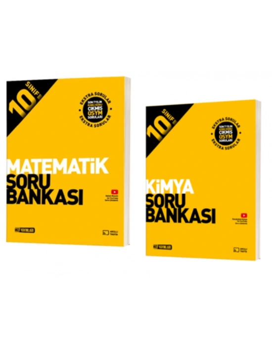 HIZ YAYINLARI 10. SINIF MATEMATİK - KİMYA SORU BANKASI