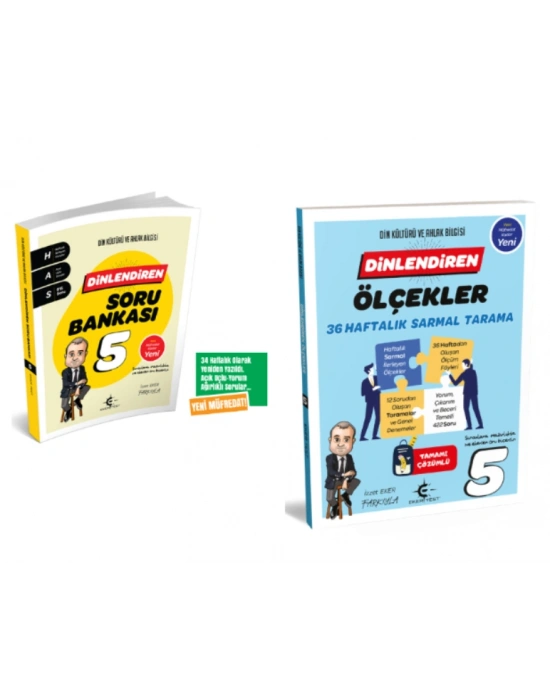ARI YAYINCILIK 5. Sınıf Dinlendiren Soru Bankası ve Ölçekler 36 Haftalık Sarmal Tarama
