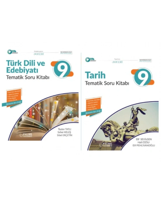 PALME YAYINEVİ 9.SINIF JOKER EDEBİYAT - TARİH TEMATİK SORU BANKASI