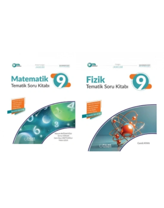 PALME YAYINEVİ 9.SINIF JOKER MATEMATİK - FİZİK TEMATİK SORU BANKASI