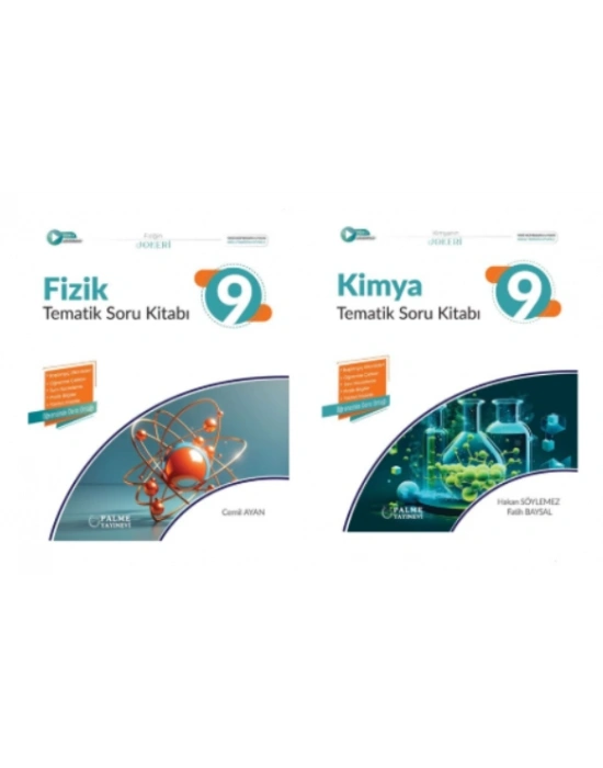 PALME YAYINEVİ 9.SINIF JOKER  FİZİK - KİMYA  TEMATİK SORU BANKASI