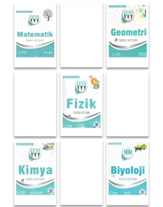 PALME YAYINEVİ TYT MATEMATİK - GEOMETRİ - FİZİK - KİMYA - BİYOLOJİ SORU KİTABI
