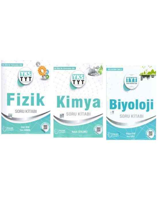 PALME YAYINEVİ TYT FİZİK - KİMYA - BİYOLOJİ SORU KİTABI