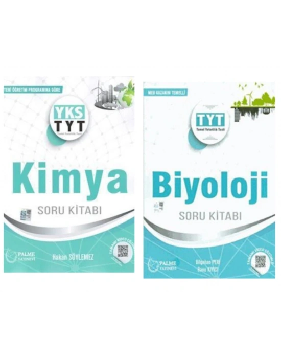 PALME YAYINEVİ TYT KİMYA - BİYOLOJİ SORU KİTABI