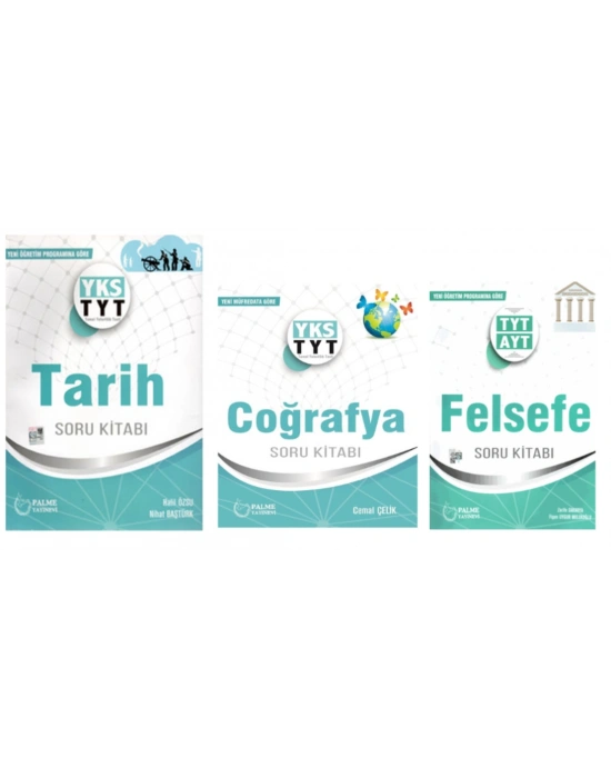 PALME YAYINEVİ TYT TARİH - COĞRAFYA - FELSEFE SORU KİTABI