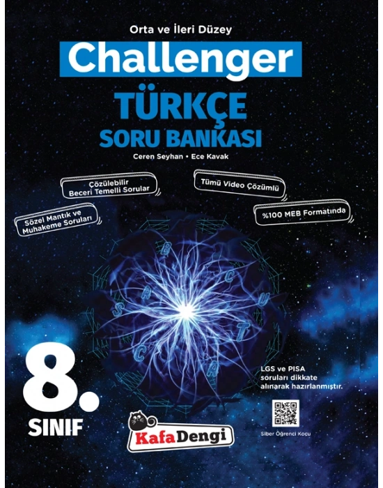 Kafa Dengi Yayınları 8. Sınıf Challenger Türkçe Soru Bankası