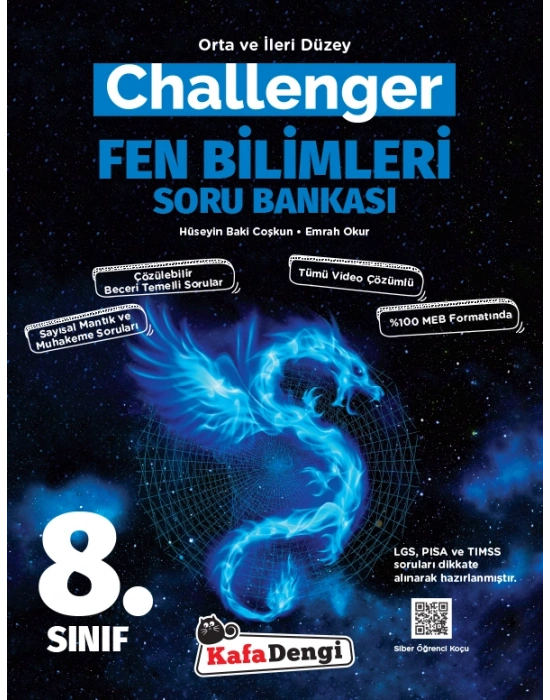 Kafa Dengi Yayınları 8. Sınıf Fen Bilimleri Challenger Soru Bankası