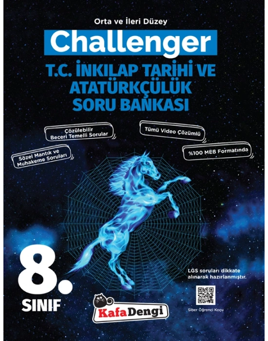 Kafa Dengi Yayınları 8. Sınıf Challenger T.C. İnkılap Tarihi ve Atatürkçülük Soru Bankası