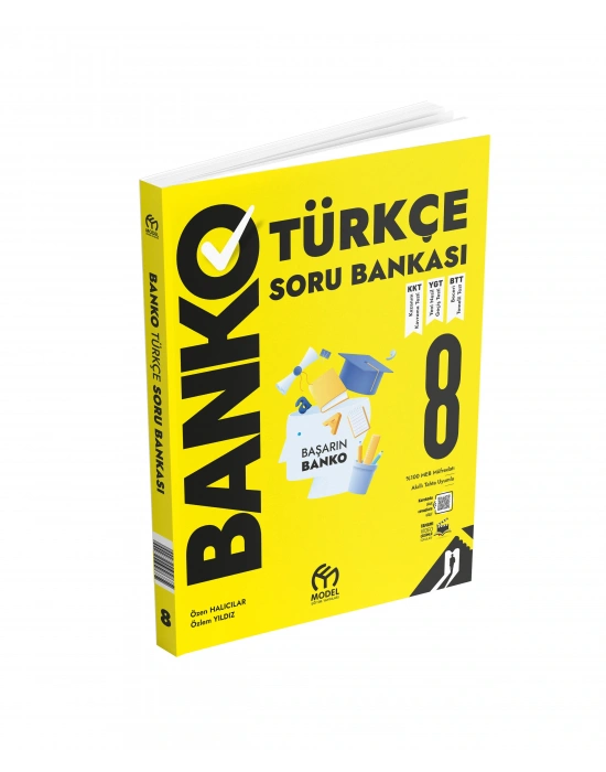 MODEL EĞİTİM YAYINLARI 8. Sınıf Banko Türkçe Soru Bankası