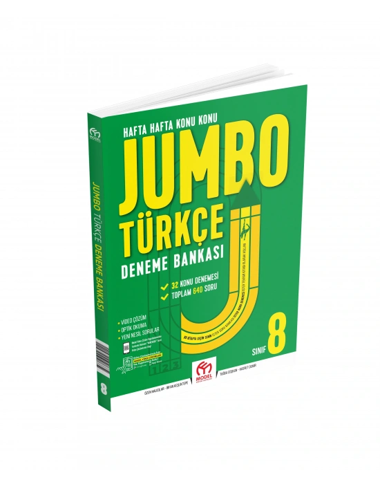 MODEL EĞİTİM YAYINLARI 8.Sınıf Jumbo Türkçe Deneme Bankası