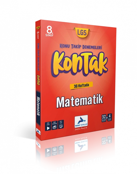 PARAF YAYINLARI 8. Sınıf Kontak Matematik Konu Takip Denemeleri