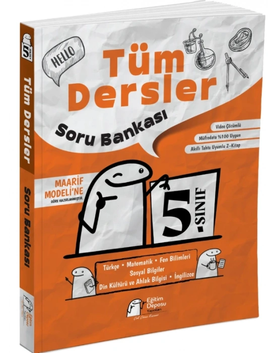 GİZLİ YAYINLARI Eğitim Deposu 5. Sınıf Tüm Dersler Soru Bankası