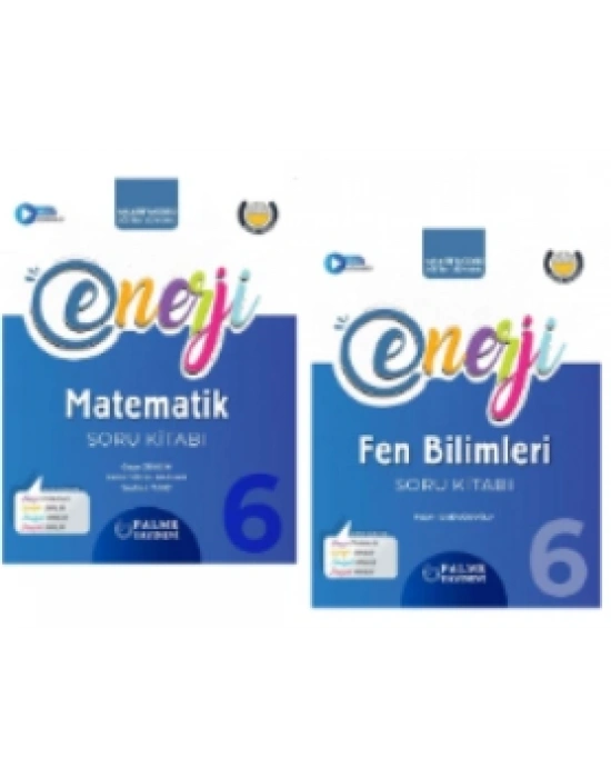 PALME YAYINEVİ 6.SINIF ENERJİ MATEMATİK- FEN BİLİMLERİ SORU KİTABI