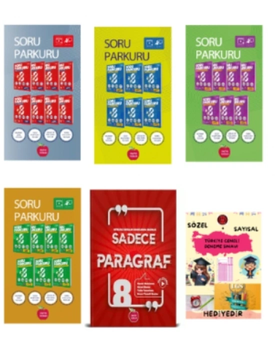 NEWTON YAYINLARI 8.SINIF LGS SORU PARKURU TÜRKÇE - MATEMATİK - FEN BİLİMLERİ - T.C İNKILAP TARİHİ FASİKÜL SET - SADECE PARAGRAF SORU BANKASI