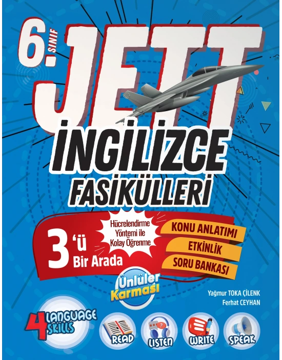 ÜNLÜLER KARMASI 6.Sınıf Jett İngilizce Fasiküller Maarif Modeli