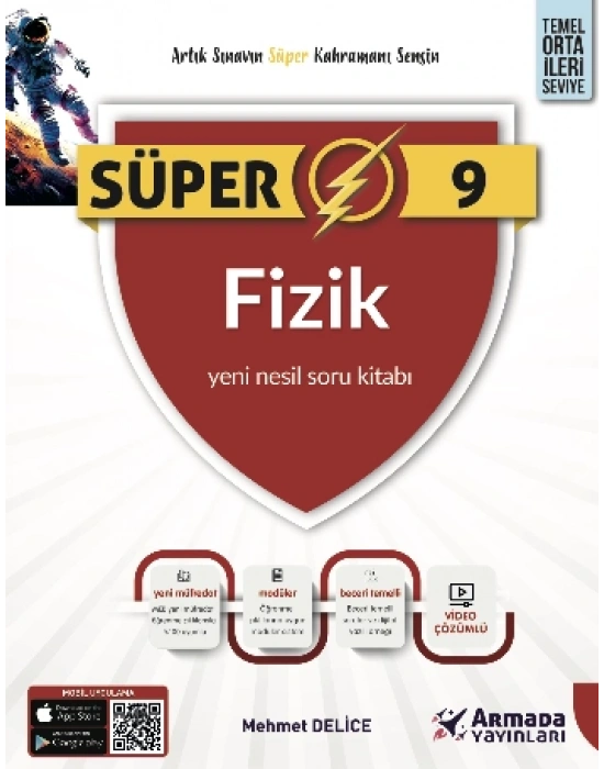 Nitelik Yayınları Armada SÜPER 9 FİZİK YENİ NESİL SORU KİTABI